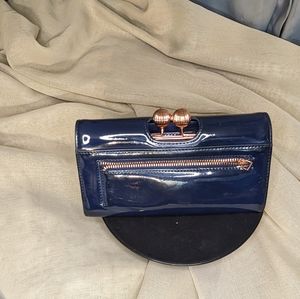 Ted Baker blue leather wallet